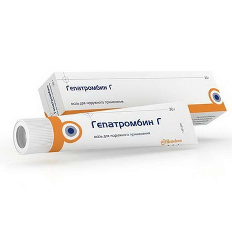 Hepatrombin H ointment 20g for rectal and external use buy online