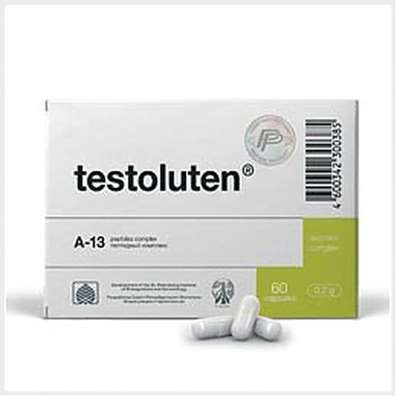 Testoluten 60 capsules peptide bioregulator testes buy online
